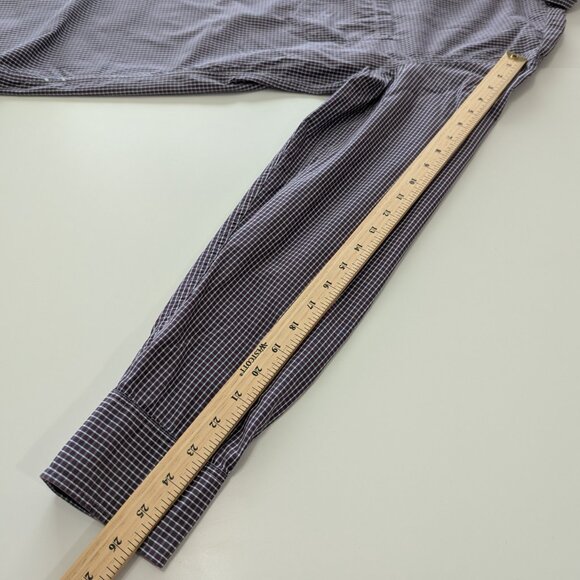 J. Crew Long Sleeve Button Down White, Blue and Red Checked Shirt - Picture 9 of 11